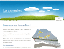 Tablet Screenshot of lesanacardiers.net
